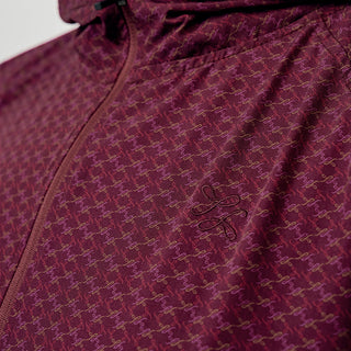 Printed Half Zip Parka - Monogram Jam