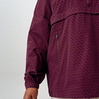 Printed Half Zip Parka - Monogram Jam