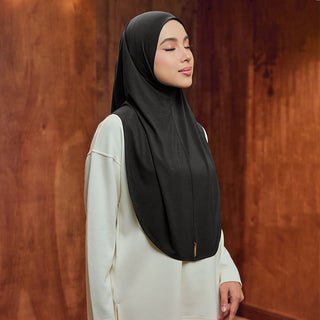 Safaa Basic in Ebony - Instants - TudungPeople