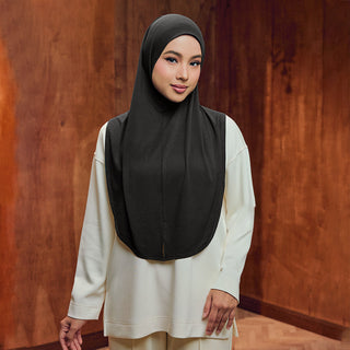 Safaa Basic in Ebony - Instants - TudungPeople