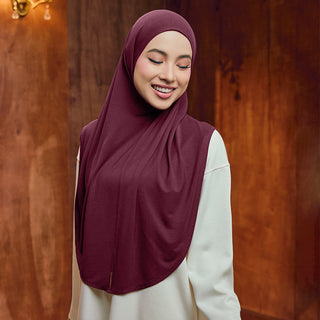 Safaa Basic in Pomegranate - Instants - TudungPeople