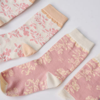 Creme Blush Crew Socks - Accessories - TudungPeople