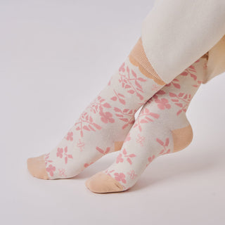 Creme Blush Crew Socks - Accessories - TudungPeople