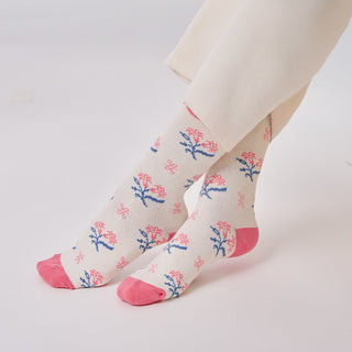 Pink Cloud Crew Socks - Accessories - TudungPeople