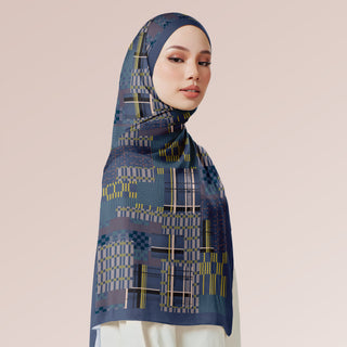 Sumi - Navy - Prints - TudungPeople