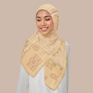 Sumi - Yellow (SQ) - Prints - TudungPeople