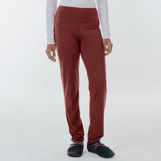 Copper-colored basic swimwear pants by TudungPeople, made from comfortable, stretchy fabric for casual swimwear and beachwear.