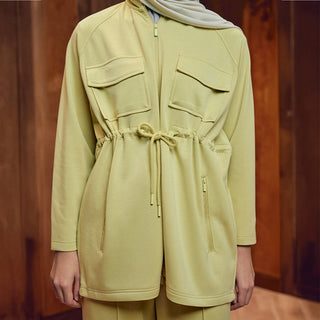 Adjustable Sweatshirt - Lime - Apparel - TudungPeople