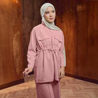 Adjustable Sweatshirt - Pink - Apparel - TudungPeople