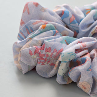 Wilderness - Light Blue Scrunchie - Accessories - TudungPeople