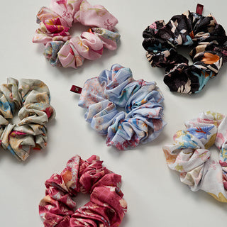 Wilderness - Light Blue Scrunchie - Accessories - TudungPeople