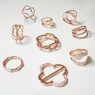 Hijab Rings - Rose Gold