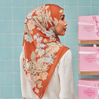 LE Batik Floral - Terracotta (SQ)