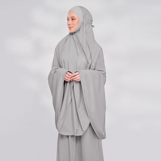 AMAN PRAYERWEAR - GREY (WITHOUT SEJADAH)