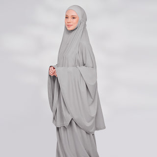 AMAN PRAYERWEAR - GREY (WITHOUT SEJADAH)