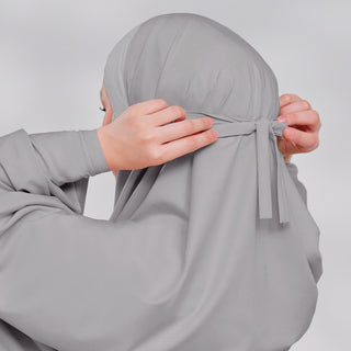 AMAN PRAYERWEAR - GREY (WITHOUT SEJADAH)