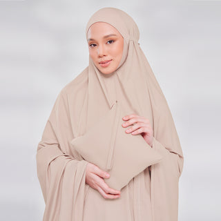 AMAN PRAYERWEAR - LATTE (WITHOUT SEJADAH)