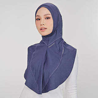 Najwa Sport Hijab 2.0 in NAVAL (Nano)