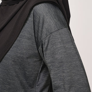 NAJWA ACTIVE WEAR BLACK (TOP)