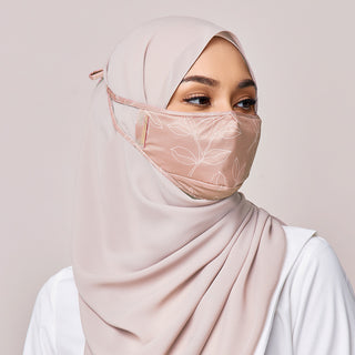 REUSABLE FACE MASK IN APRICOT