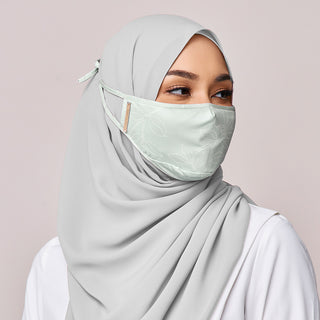 REUSABLE FACE MASK IN WARM SILVER