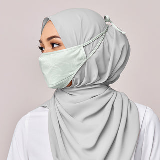 REUSABLE FACE MASK IN WARM SILVER